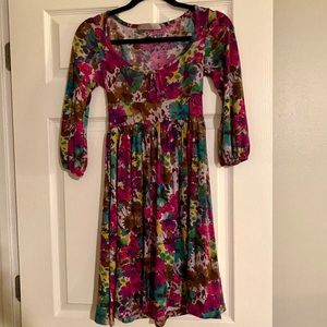 Francesca’s Collections Long Sleeve Floral Dress